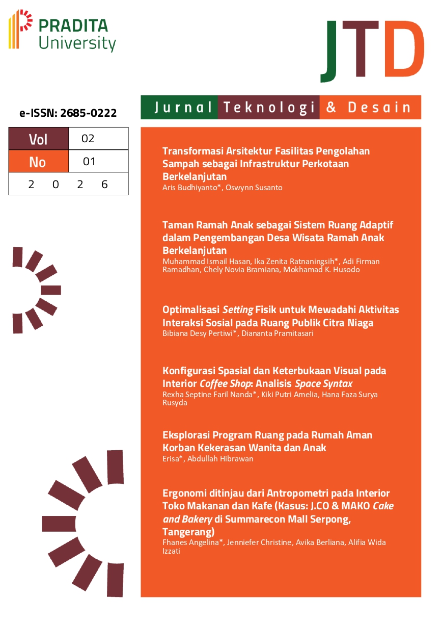 					View Vol. 2 No. 1 (2026): Jurnal Teknologi dan Desain
				