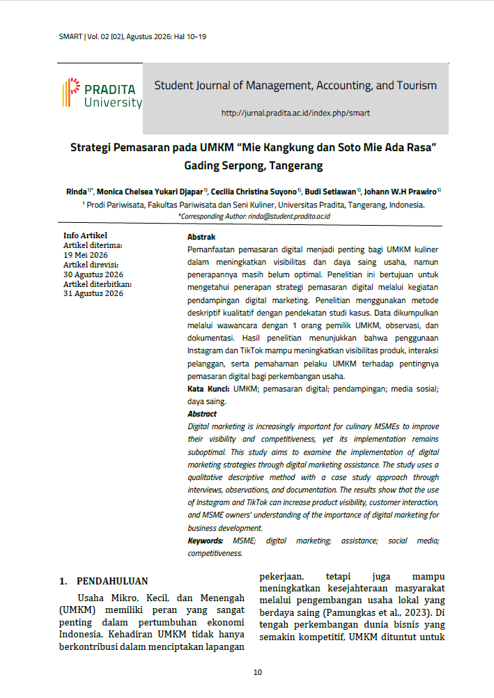 SMART | Vol. 02 (02), Agustus 2026: Hal 10-19